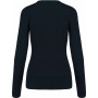 Pull femme col v