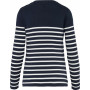 Pull marin femme