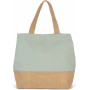 Sac shopping en toiles de coton et jute