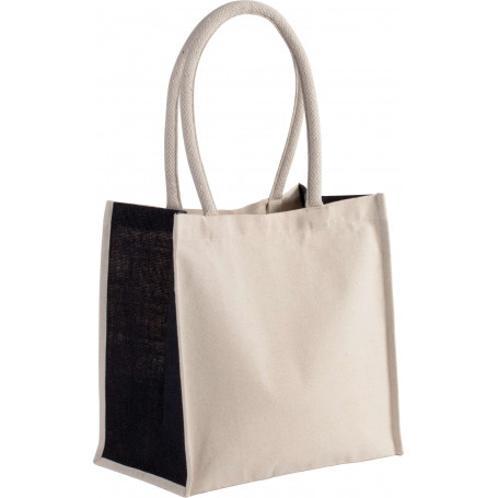 Sac cabas en coton / jute - 17 L KIMOOD