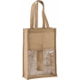 KI0268 - Sac porte bouteilles en jute KIMOOD