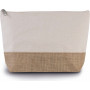 Pochette en toiles de coton et jute