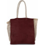 Sac shopping avec soufflet en filet