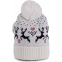 Bonnet hiver avec motifs rennes