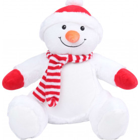 Peluche zippée bonhomme de neige