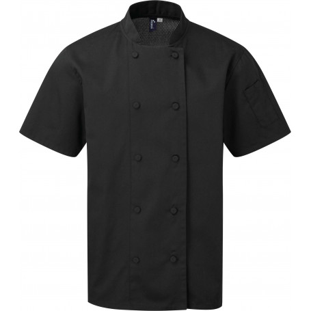 Veste chef cuisinier manches courtes