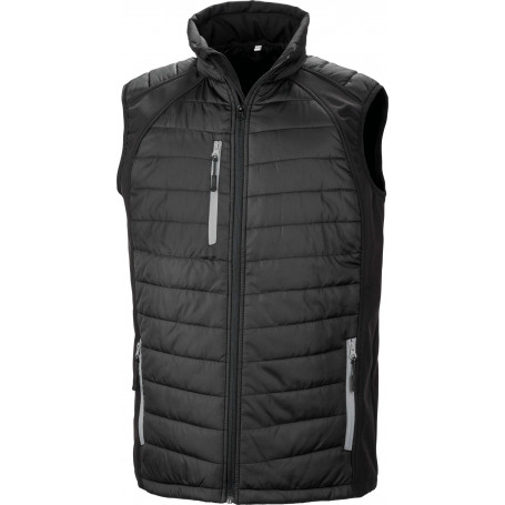 Gilet Softshell black Compass