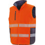 Bodywarmer de sécurité réversible