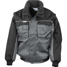 Blouson pilote manches amovibles