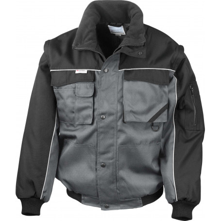 Blouson pilote manches amovibles