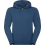 Sweat-shirt zippé capuche Authentic chiné