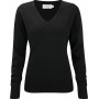 Pullover femme col v