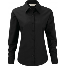 Chemise oxford femme en polyester et coton