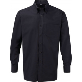 Chemise oxford homme avec pointes de col à  boutons