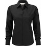 Chemise femme en popeline polyester et coton