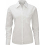 Chemise femme en popeline polyester et coton