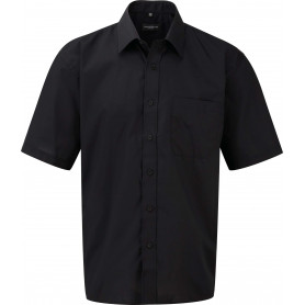 Chemisette homme en popeline en polyester et coton