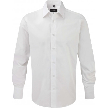 Chemise homme ajustée manches longues