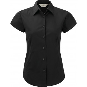 Chemisette femme ajustée manches courtes