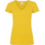 T-shirt manches courtes femme lady fit v neck