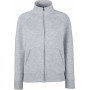 Veste-sweat molleton femme zippée Fruit of the Loom