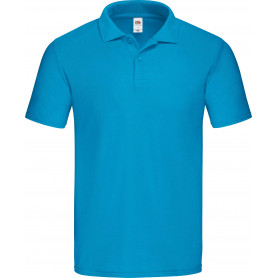 Polo homme coupe slim en maille piquée