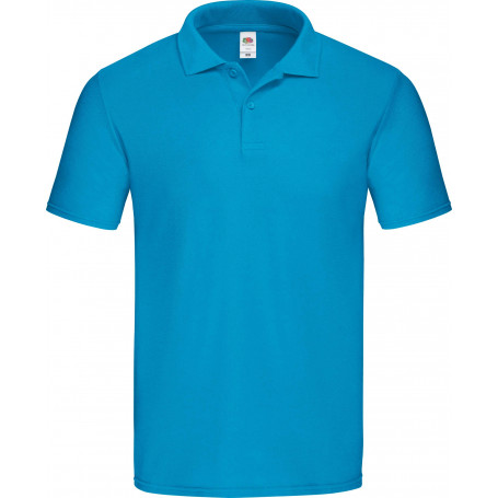 Polo homme coupe slim en maille piquée