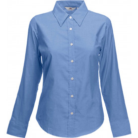 Chemise femme oxford manches longues Fruit of the Loom
