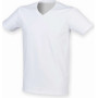 Tshirt homme extensible col V Skinni Fit