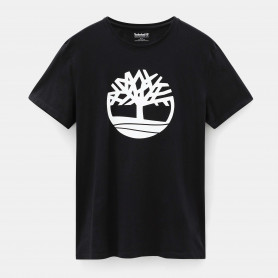 T-shirt logo Timberland poitrine coton biologique