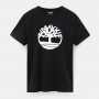 T-shirt logo Timberland poitrine coton biologique