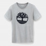 T-shirt logo Timberland poitrine coton biologique