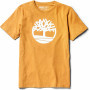 T-shirt logo Timberland poitrine coton biologique