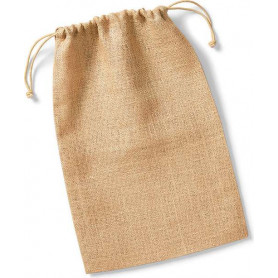 Sac à cordelette en jute