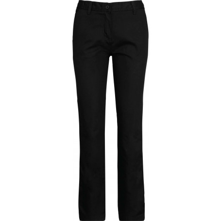 Pantalon de travail femme à ceinture élastiquée