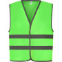 Gilet avec bordure et bandes réfléchissantes