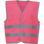 Gilet avec bordure et bandes réfléchissantes