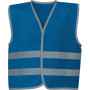 Gilet avec bordure et bandes réfléchissantes