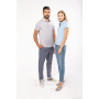 Polo jersey manches courtes femme