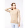 Pull femme col v