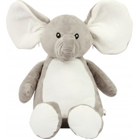 Peluche zippée Éléphant