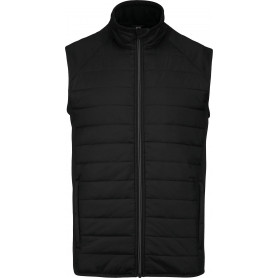 Veste sport bi-matière sans manches