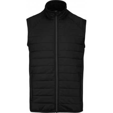 Veste sport bi-matière sans manches