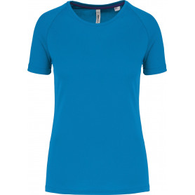 T-shirt de sport femme à col rond