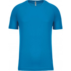 T-shirt sport 100% polyester manches courtes homme