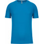 T-shirt sport 100% polyester manches courtes homme