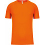 T-shirt sport 100% polyester manches courtes homme