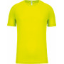 T-shirt sport 100% polyester manches courtes homme