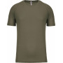 T-shirt sport 100% polyester manches courtes homme