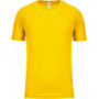 T-shirt sport 100% polyester manches courtes homme